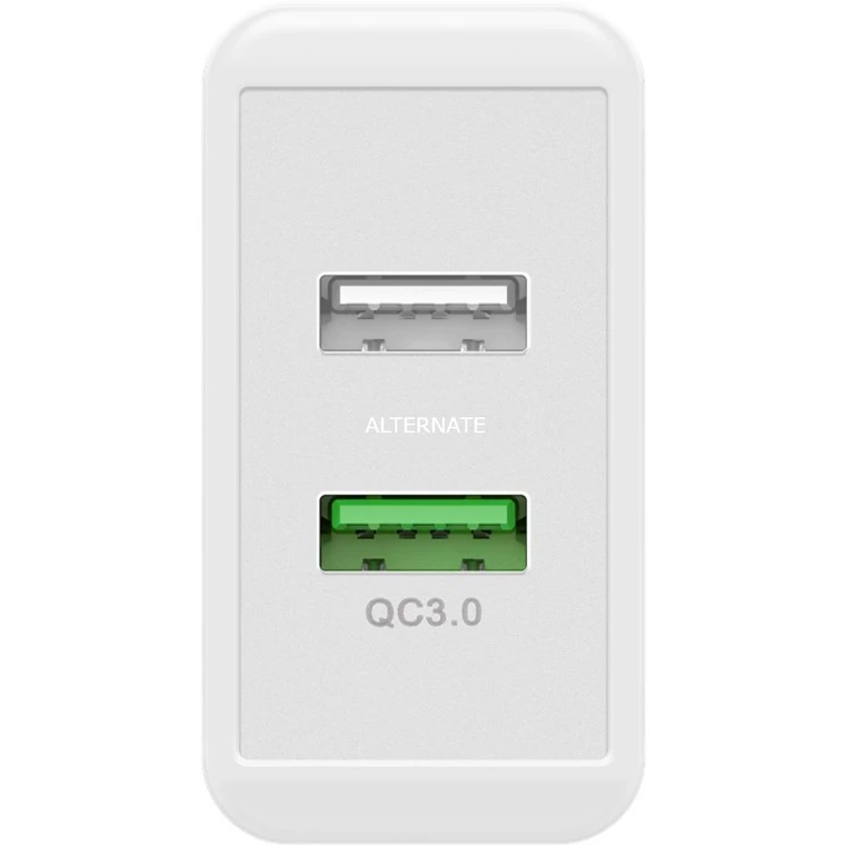 Handy Ladegeräte Goobay Dual-USB Schnellladegerät QC3.0 28W (weiß) – Bild 3