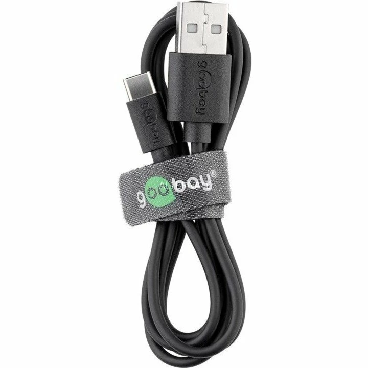 Handy Ladegeräte Goobay USB-C Dual Ladeset 2,4 A, Ladegerät (schwarz) – Bild 3