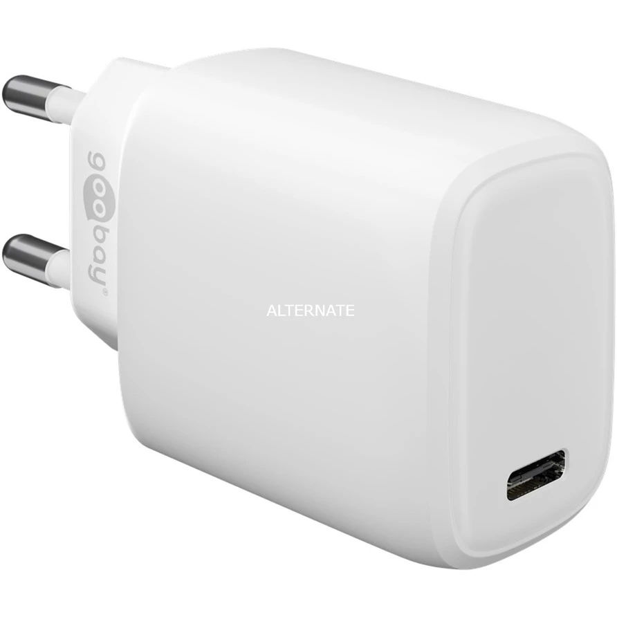 Handy Ladegeräte Goobay USB-C PD (Power Delivery) Schnellladegerät (20W) (weiß) – Bild 2