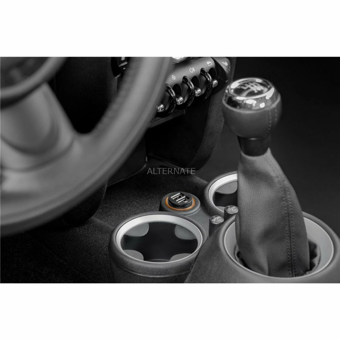 Handy Ladegeräte Goobay USB Type-C Auto-Ladeset 2,4 A, Ladegerät (schwarz) – Bild 4