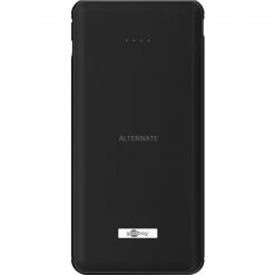 Powerbanks Goobay Wireless Schnelllade-Powerbank 10000mAh (schwarz, USB-C PD, QC 3.0, 10.000 MAh)
